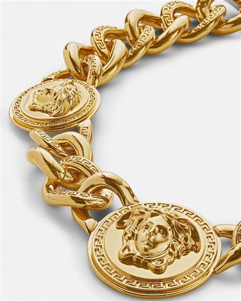 versace medusa chain cheap|Versace jewelry for women.